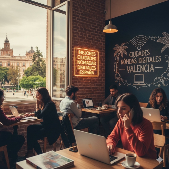 5 mejores ciudades de España para nómadas digitales impuestos, internet y calidad de vida mejores ciudades nomadas digitales españa, ciudades nomadas digitales