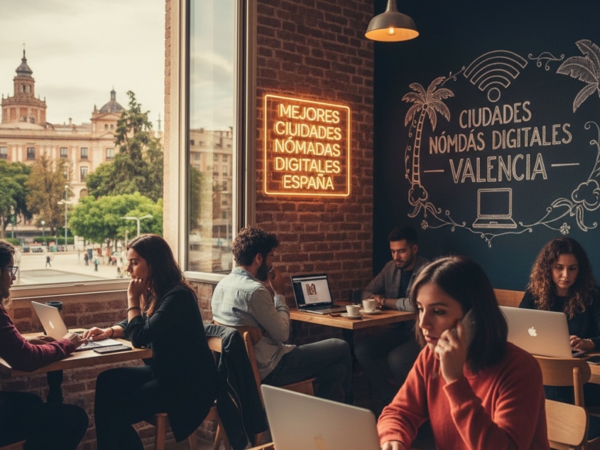 mejores ciudades nomadas digitales españa, ciudades nomadas digitales