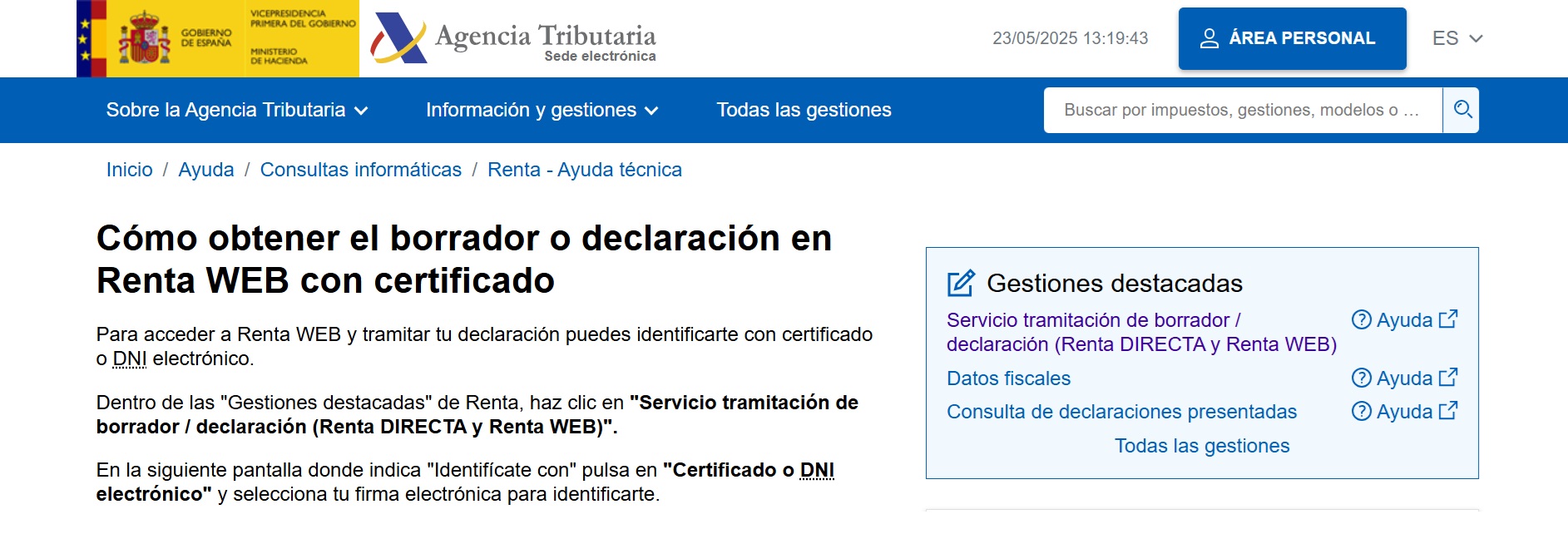 como hacer la declaración de la renta
