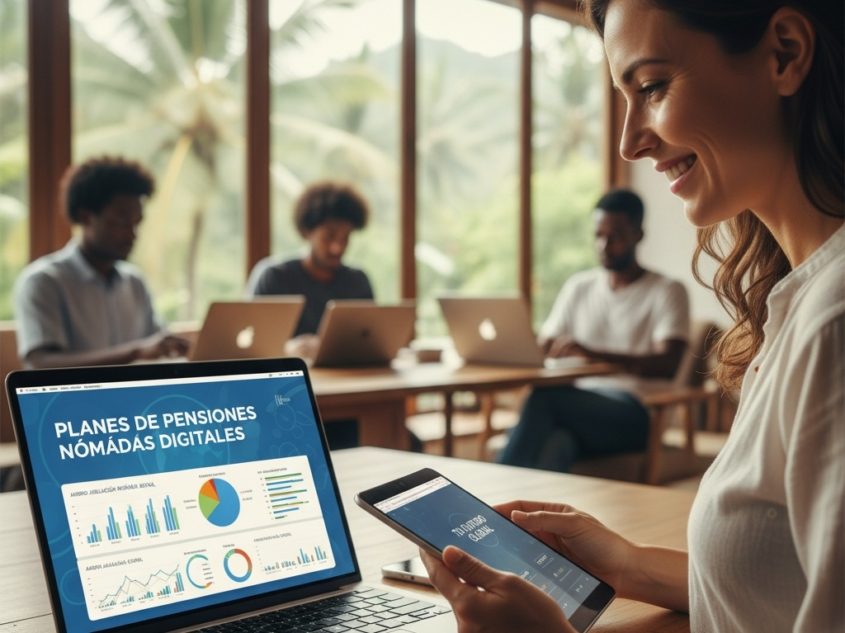Descubre planes de pensiones para nómadas digitales y asegura tu ahorro jubilación nómada digital. ¡Planifica tu futuro financiero donde sea que estés!