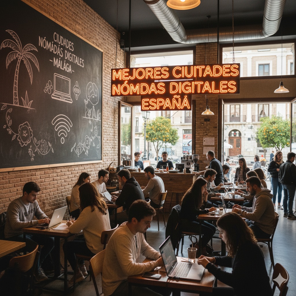mejores ciudades nomadas digitales españa, ciudades nomadas digitales